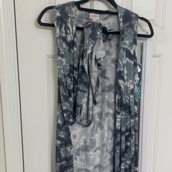 NWT - LulaRoe Joy Sleeveless Long Vest (XS) - Picture 3 of 6